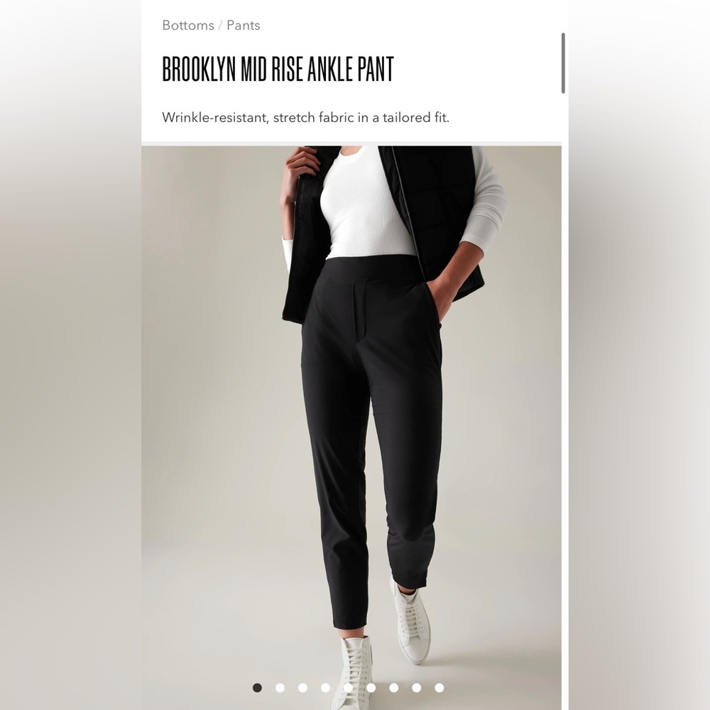 Athleta Brooklyn Mid Rise ankle pant